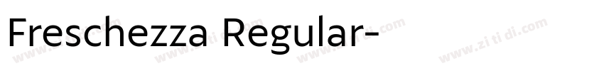 Freschezza Regular字体转换